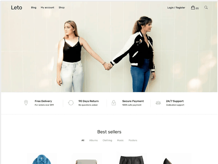 free ecommerce wordpress themes